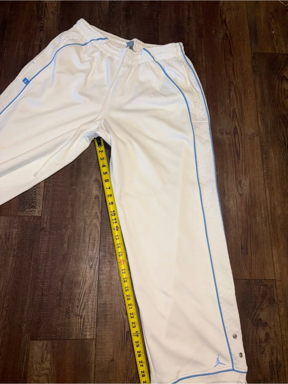 Vintage Jordan Carmelo Anthony Melo Tracksuit Jacket Pants White Blue Yellow XXL